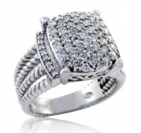 .88ct tw Diamond Fancy Bling Ring