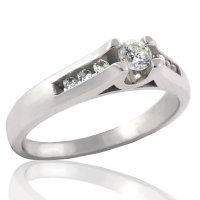 .25ct tw 10K Diamond Engagement Ring
