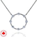 Eternal Circle of Love Pendant in 10K with 0.56ct tw Diamonds