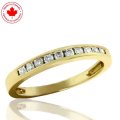 0.15ct tw Channel Set Diamond Band in 10K Yellow
