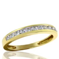 0.90ct tw Channel Set Diamond Band in 14K Yellow