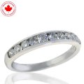 0.50ct tw Channel Set Diamond Band in 10K White Gold