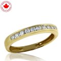 0.20ct tw Channel Set Diamond Band in 10K Yellow