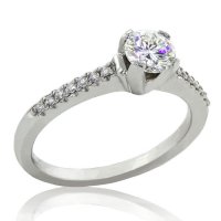 .59ct tw Classic Diamond Engagement Ring in 14K