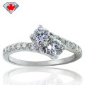 .735ct. tw Double Centre Canadian Diamond Ring