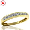 0.20ct tw Channel Set Diamond Band in 10K Yellow