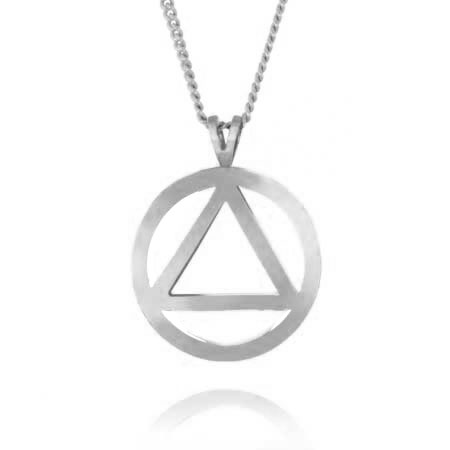 1" Sterling Silver AA Unity Pendant with Dry Date
