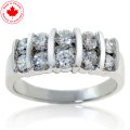 1.00ct tw Vertical Channel 10K Diamond Ring (image for) 1.00ct tw Vertical Channel 10K Diamond Ring