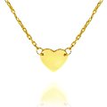 10K Yellow Gold Engravable Heart Pendant Necklace (image for) 10K Yellow Gold Engravable Heart Pendant Necklace