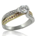 .82ct. tw 14k Two Tone Canadian Diamond Engagement Ring (image for) .82ct. tw 14k Two Tone Canadian Diamond Engagement Ring