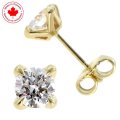 1.00ct tw Round Diamond Studs in 14K Yellow Gold (image for) 1.00ct tw Round Diamond Studs in 14K Yellow Gold