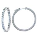 2.00ct tw Diamond Hoops in 14K Gold (image for) 2.00ct tw Diamond Hoops in 14K Gold
