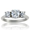0.90ct tw 3 Stone Classic Trinity Diamond Ring (image for) 0.90ct tw 3 Stone Classic Trinity Diamond Ring