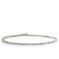 3.56 Carat tw Diamond and White Gold Tennis Bracelet (image for) 3.56 Carat tw Diamond and White Gold Tennis Bracelet