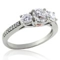 1.03ct tw Canadian Diamond Trinity 3 Stone Ring (image for) 1.03ct tw Canadian Diamond Trinity 3 Stone Ring