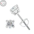 .46ct tw Round Brilliant Cut Diamond Studs in 14K White Gold (image for) .46ct tw Round Brilliant Cut Diamond Studs in 14K White Gold