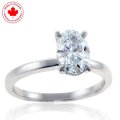 1.02ct Oval Diamond Solitaire Ring in 14K (image for) 1.02ct Oval Diamond Solitaire Ring in 14K
