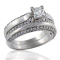 1.25ct. tw 19k Canadian Diamond Engagement Ring Set (image for) 1.25ct. tw 19k Canadian Diamond Engagement Ring Set