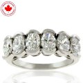 1.50ct tw Oval Cut Diamond Band in 14K White Gold (image for) 1.50ct tw Oval Cut Diamond Band in 14K White Gold