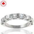 2.00ct tw Emerald Cut Diamond Band in 14K White Gold (image for) 2.00ct tw Emerald Cut Diamond Band in 14K White Gold