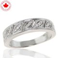 Faux Marquise Style Diamond Band in 10K White Gold (image for) Faux Marquise Style Diamond Band in 10K White Gold