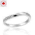 Twisted Diamond Band in 14K White Gold (image for) Twisted Diamond Band in 14K White Gold