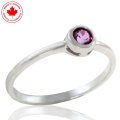 Pink Topaz October Birthstone Ring (image for) Pink Topaz October Birthstone Ring
