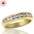0.75ct tw Channel Set Diamond Band in 14K Yellow Gold (image for) 0.75ct tw Channel Set Diamond Band in 14K Yellow Gold