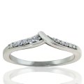 Angled Contour Diamond Band in 14K White Gold (image for) Angled Contour Diamond Band in 14K White Gold