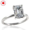 2.04ct Emerald Cut Diamond Solitaire Ring (image for) 2.04ct Emerald Cut Diamond Solitaire Ring