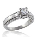 .90ct. tw 19k Canadian Diamond Engagement Ring (image for) .90ct. tw 19k Canadian Diamond Engagement Ring