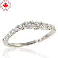 0.98ct tw Graduated Diamond Band in 10K White Gold (image for) 0.98ct tw Graduated Diamond Band in 10K White Gold