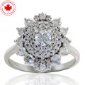 1.00ct tw 10K Fancy Cluster Diamond Ring (image for) 1.00ct tw 10K Fancy Cluster Diamond Ring