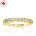 0.40ct tw Diamond 10K Yellow Gold Claw Set Band (image for) 0.40ct tw Diamond 10K Yellow Gold Claw Set Band