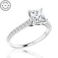 1.27 14K tw Square Brilliant Diamond Engagement Ring (image for) 1.27 14K tw Square Brilliant Diamond Engagement Ring