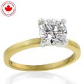 1.00ct Round Brilliant Diamond Solitaire Ring in 14K Yellow Gold (image for) 1.00ct Round Brilliant Diamond Solitaire Ring in 14K Yellow Gold