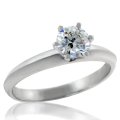 .62ct Six Prong Solitaire Canadian Diamond Ring (image for) .62ct Six Prong Solitaire Canadian Diamond Ring