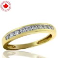 0.20ct tw Channel Set Diamond Band in 10K Yellow (image for) 0.20ct tw Channel Set Diamond Band in 10K Yellow
