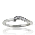 Swoop Contour Diamond Band in 14K White Gold (image for) Swoop Contour Diamond Band in 14K White Gold